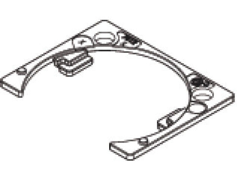 Linear Adaptor Plate, for Tiomos Flap Hinge