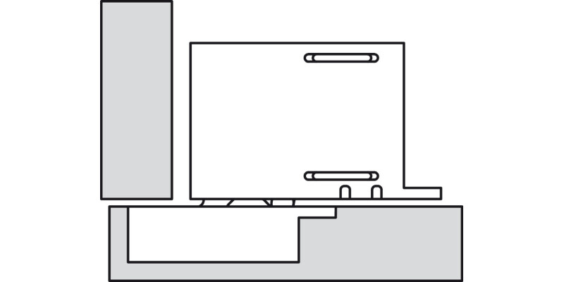 Tiomos H Hidden 105D Hinge ZA Night/Ant