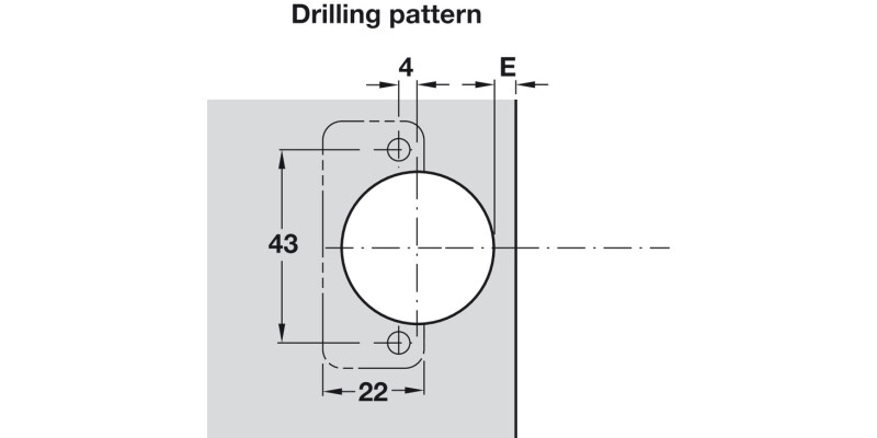 100D Hinge Slide Full SF Hospa 304 PSS