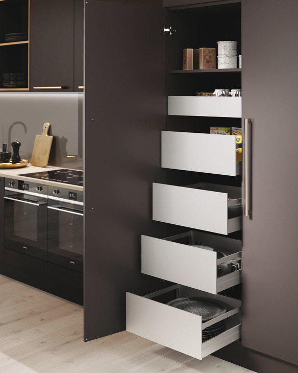 Grass Nova Pro Scala Stack Tower, Sets of Pan Drawers with Rectangular Rails