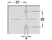 Nexis 0mm Mounting Plate 1prt Click Cruci Eur