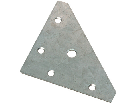 Corner Brace 82x82x1mm Galv St