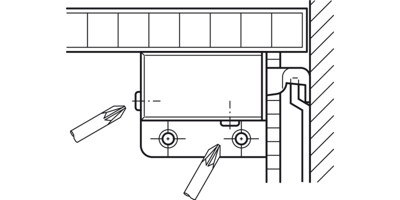 Cabinet Hanger SF LH upto 104kg St NP