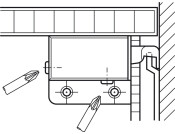 Cabinet Hanger SF LH upto 104kg St NP