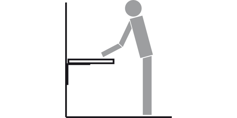 Hinged Bracket Adj 300mm 200kg/Pr St Gal