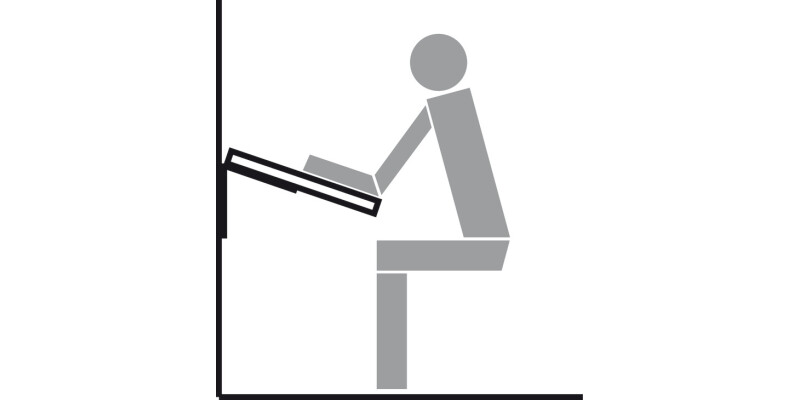 Hinged Bracket Adj 300mm 200kg/Pr St Gal