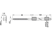 Con Shelf Support 14mm Press Wall