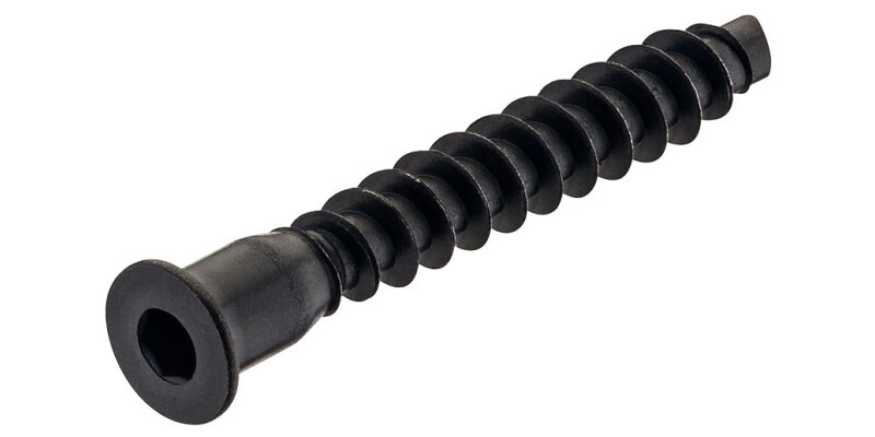 Confirmat Scr D10x50mm D5.0mm SW4 St Blk