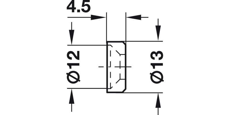Countersunk Collar for M6 Bolts SNP