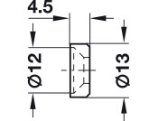 Countersunk Collar for M6 Bolts SNP