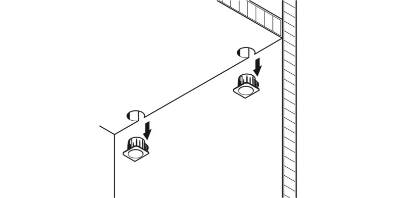 Turn Fastener Shelf Connector D15mm ZNP