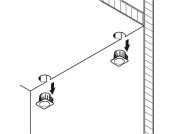 Turn Fastener Shelf Connector D15mm ZNP