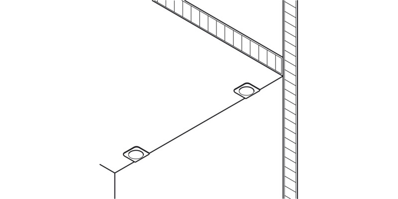 Turn Fastener Shelf Connector D15mm ZNP