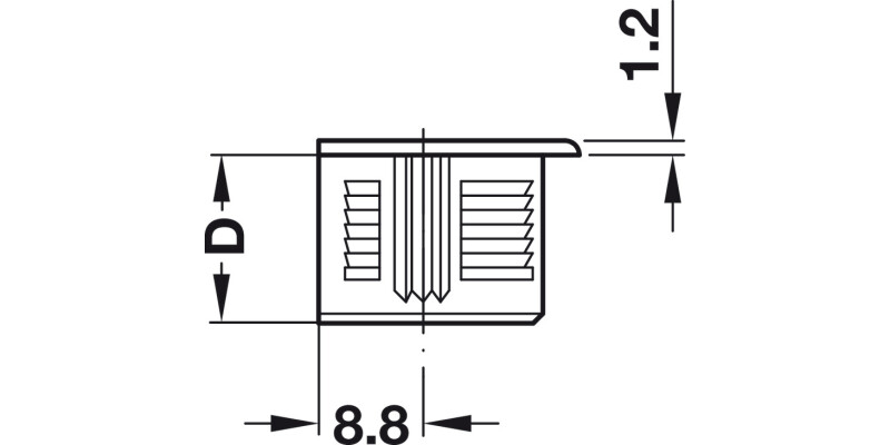Rafix 20 Housing wo Ridge 16mm Pl White
