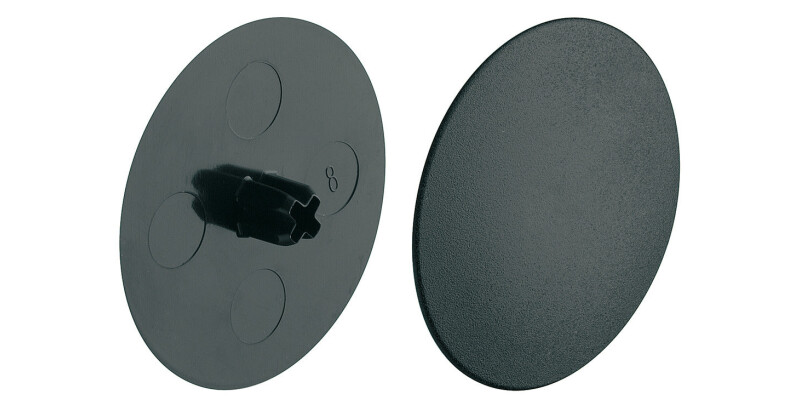 Maxifix Cover Caps D39mm Pl Black