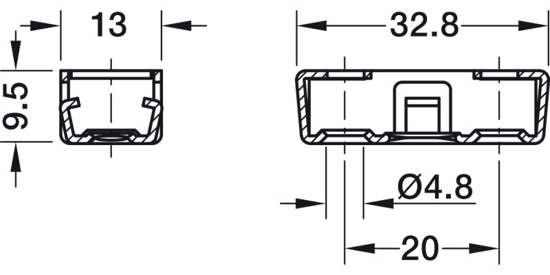 Clip Cabinet Conn Inter Element St Galv