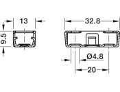 Clip Cabinet Conn Inter Element St Galv