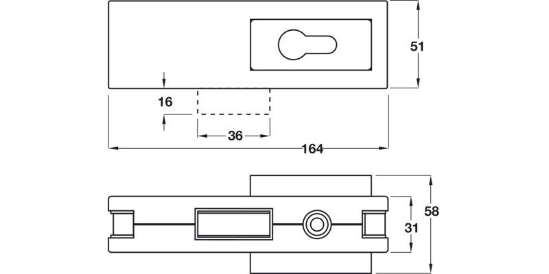 Startec PatchFit Crn Lock w Pro Cyl MSS