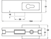 Startec PatchFit Crn Lock w Pro Cyl MSS