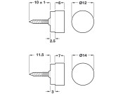 Elite Magnetic Catch 2kg Screw Neo Nkl