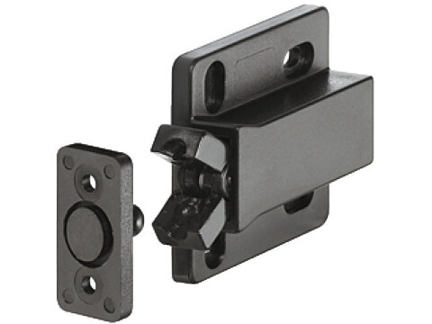 Compact Non Magnetic Catch 3kg Pl Black