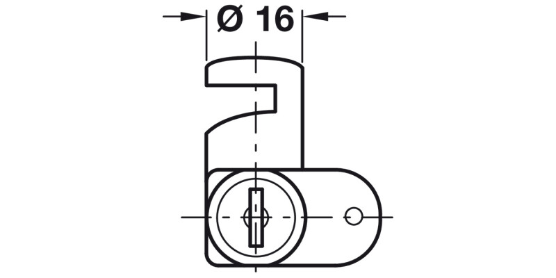 Cam Lock for Wooden Furn LH Differ 5-8