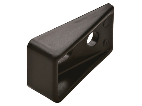Stop Wedge 31x15x10.5x2mm Pl Black