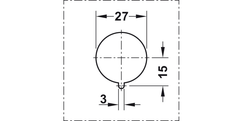 Cylinder Lock Push+Turn H1