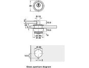 Cylinder Lock Push+Turn H1