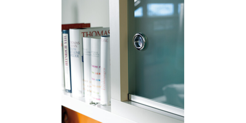 Inset Hdl Brass Pol Nkl Plt D43mm