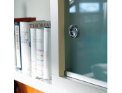 Inset Hdl Brass Pol Nkl Plt D43mm