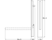 PBA ProCAP Drop Down Rail 952x700mm Gry