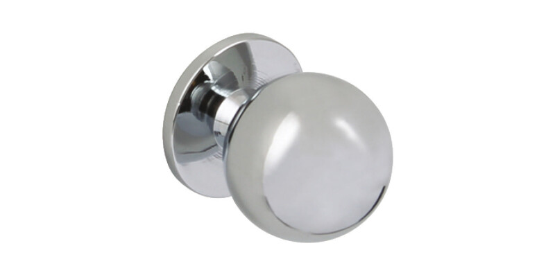 Kendrick Knob Brass Pol Chrome D25x30mm