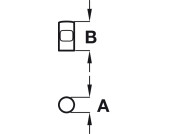 Leo Knob ZA St St Effect D12x23mm