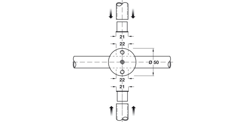 PBA Cub/Brd Cross Connector 303 SSS