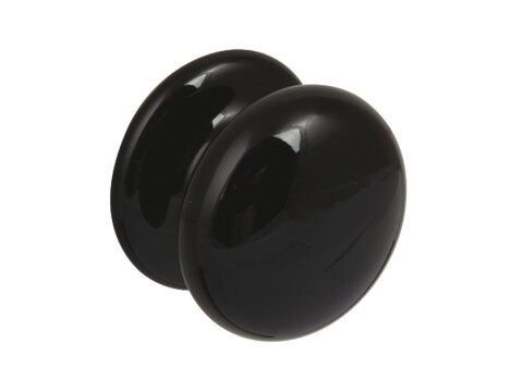 Victoria Knob Ceramic Black D50x39mm