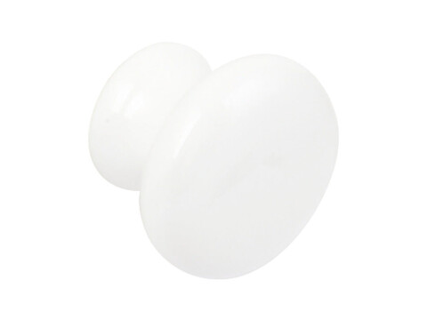 Iris Knob Ceramic White D38x30mm