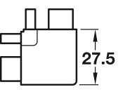 Gola C+ Ext Prof Connector Alu Brz