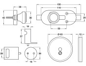 Indicator Bolt Set 17-21mm Alu Blk