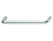 D Handle Steel Matt Chr D10mm 128mm cc