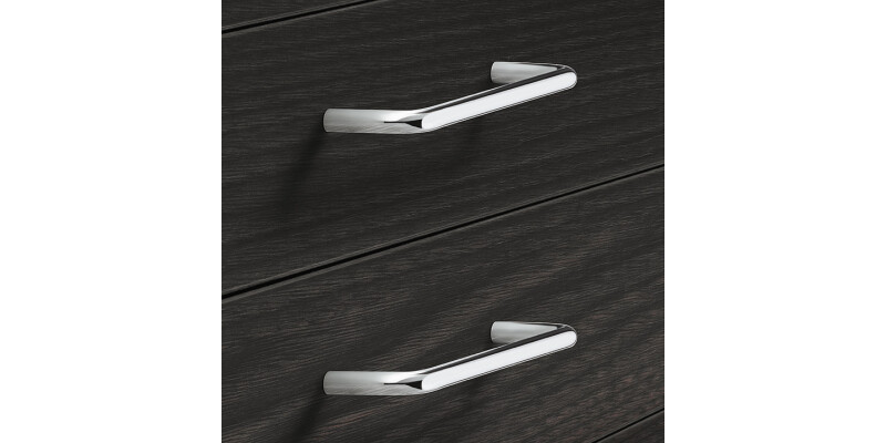 D Pull Hdl Steel Pol Chr D8mm 96mm cc