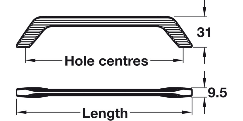 Plane Pull Hdl ZA Matt Ant 160mm cc