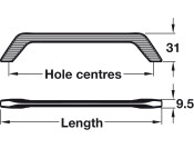 Plane Pull Hdl ZA Matt Ant 160mm cc