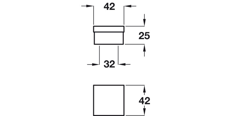T Knob ZA St St Effect 32mm cc