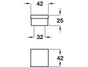 T Knob ZA St St Effect 32mm cc