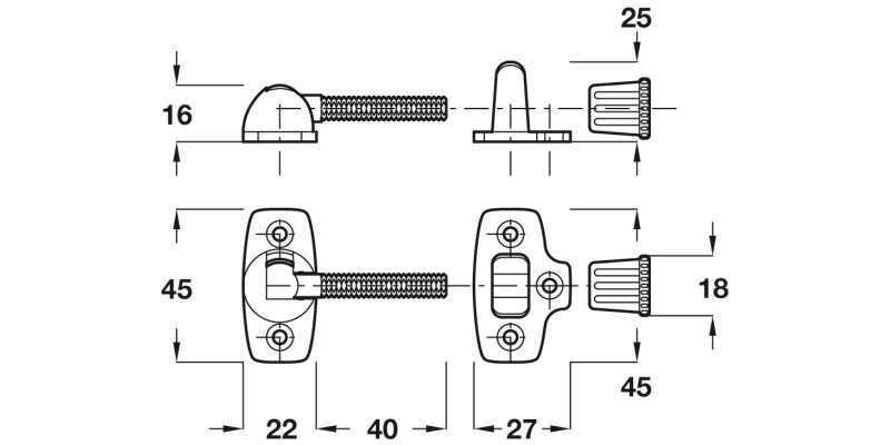 Sash Fastener Economy ZA ZP