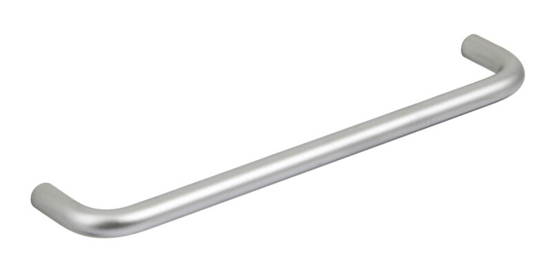 D Pull Handle, Steel, &Oslash; 8 mm, Fixing Centres 96-448 mm