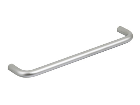 D Pull Handle, Steel, &Oslash; 8 mm, Fixing Centres 96-448 mm