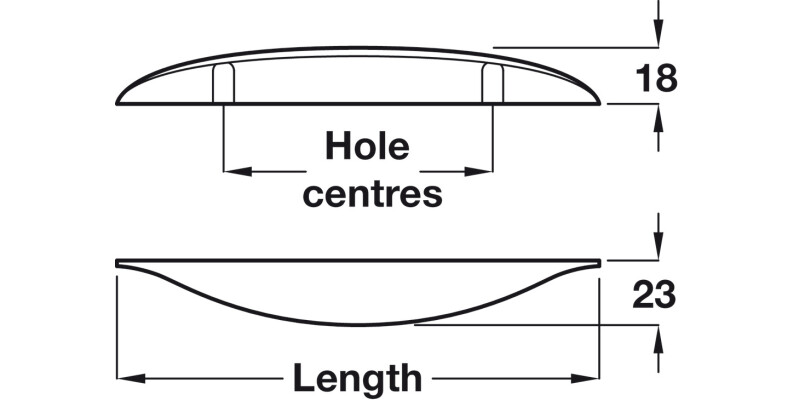 Azalea Pull Hdl ZA Silver 9006 96mm cc