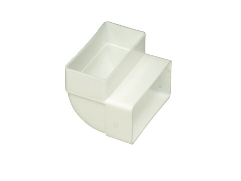 Sys6a Vertical 90D Bend Connector White